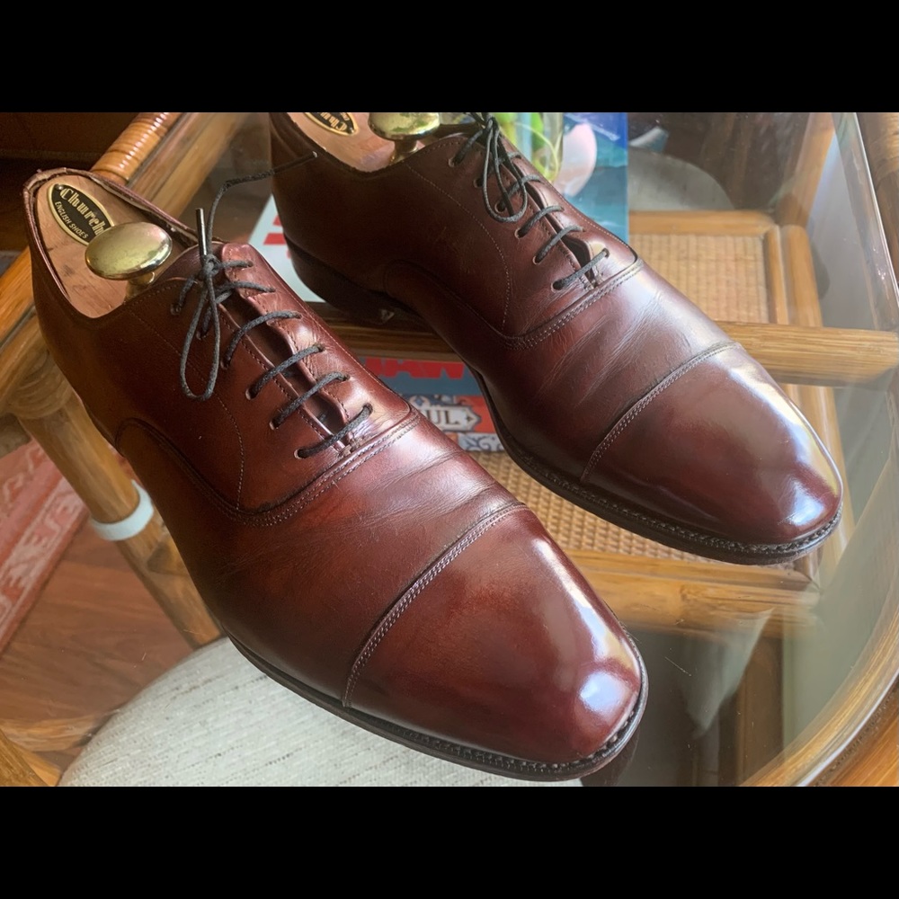 Church's Burgundy Oxford US 12D (173).